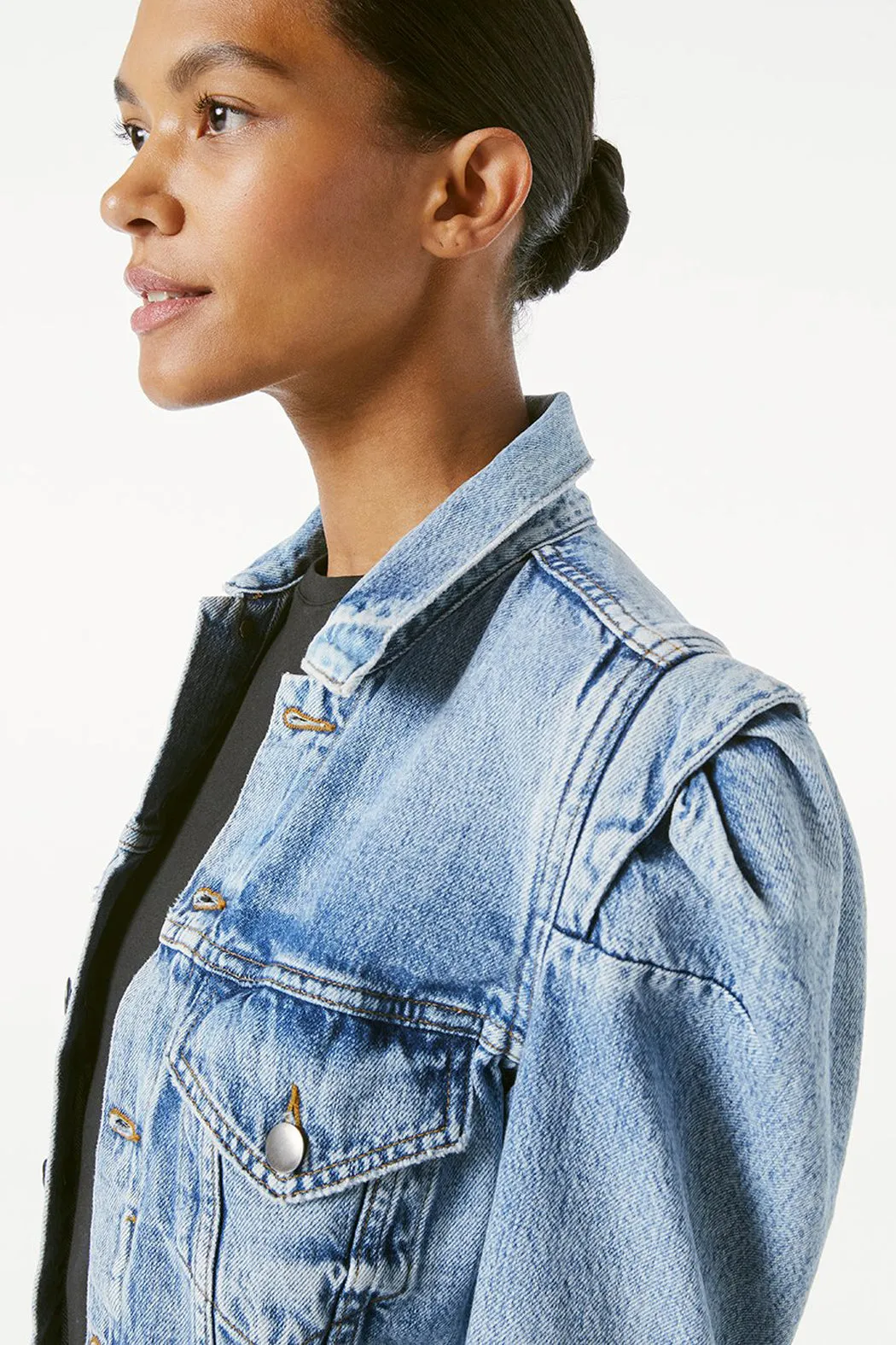 FRAME - Rosette Sleeve Jacket