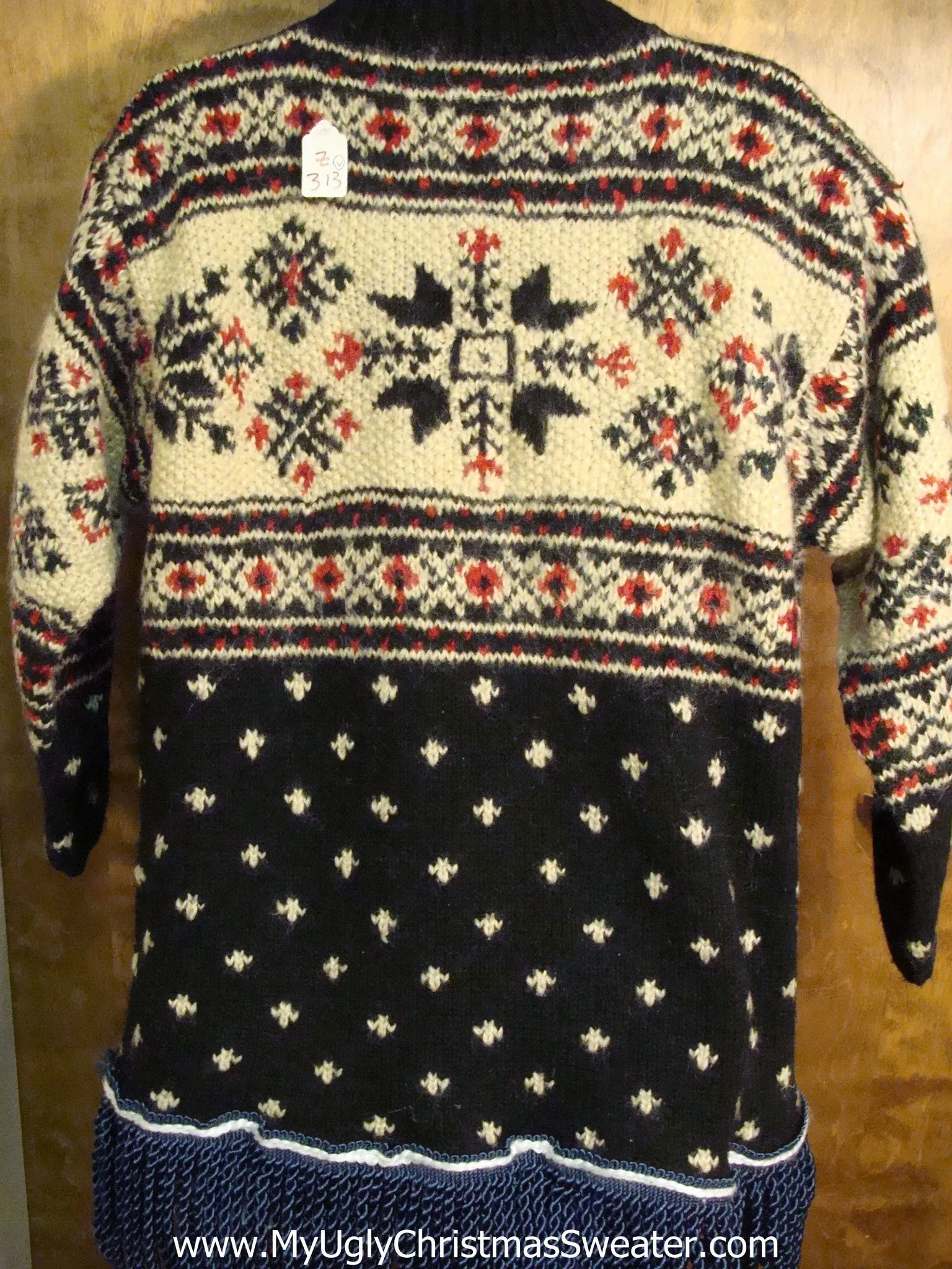 Funny Nordic Light-up Naughty Ugly Christmas Sweater