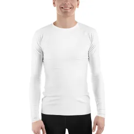 GG - Men's LS T-Shirt with Rash Guard - White