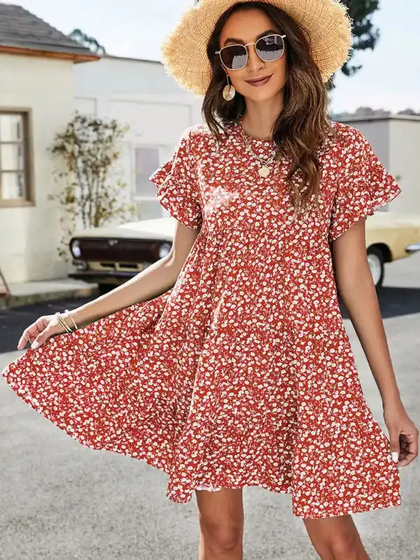 Gorgeous Women’s Dress With Gathered Sleeves
