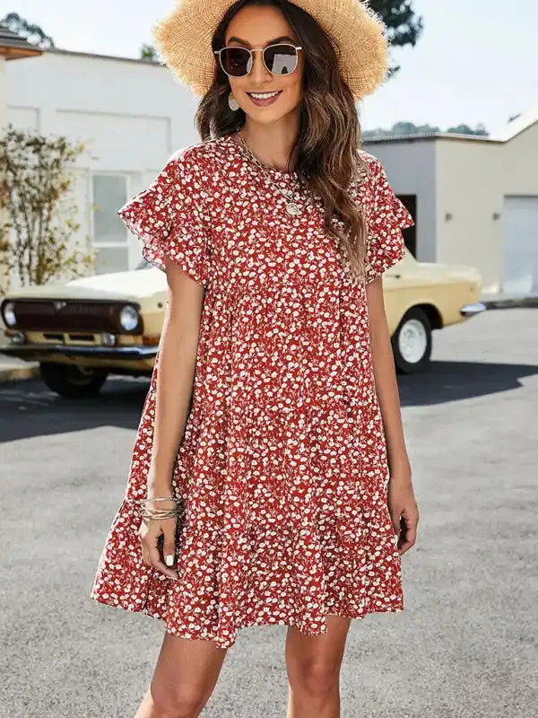 Gorgeous Women’s Dress With Gathered Sleeves