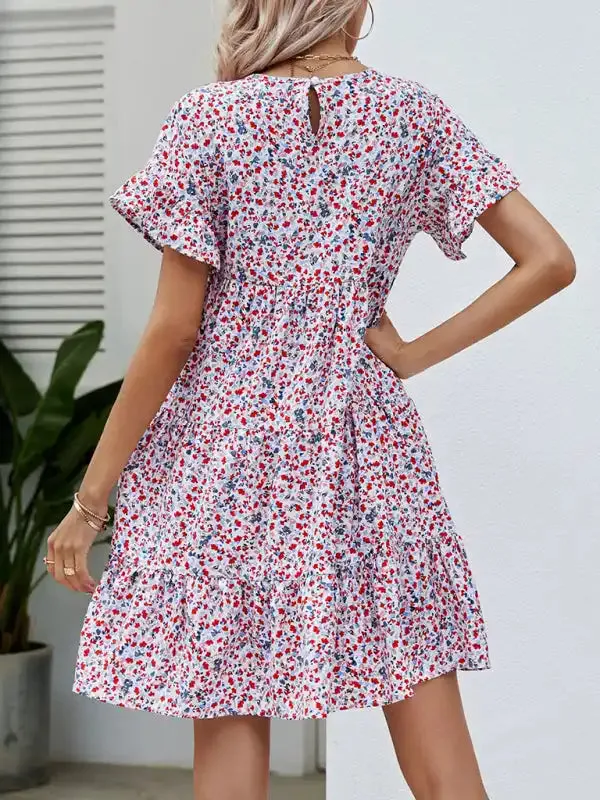 Gorgeous Women’s Dress With Gathered Sleeves