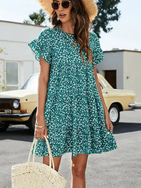 Gorgeous Women’s Dress With Gathered Sleeves