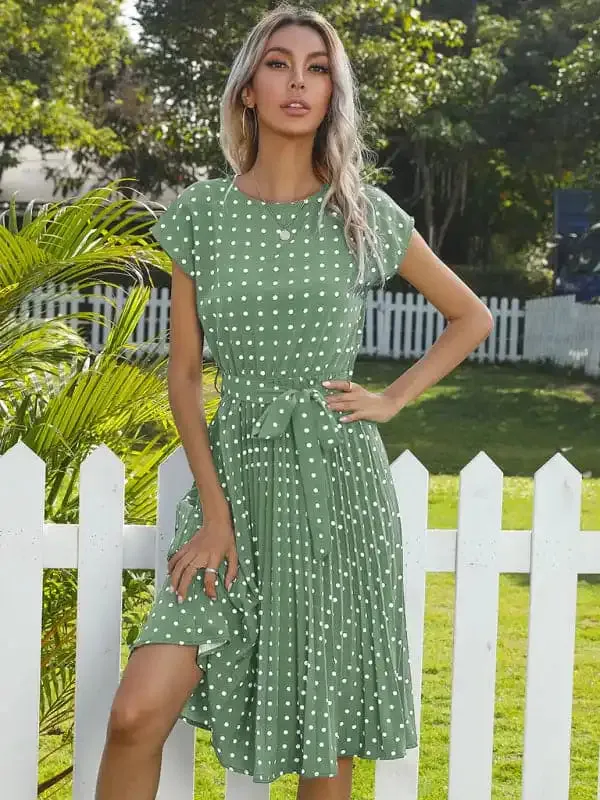 Gorgeous Women’s Dress With Gathered Sleeves