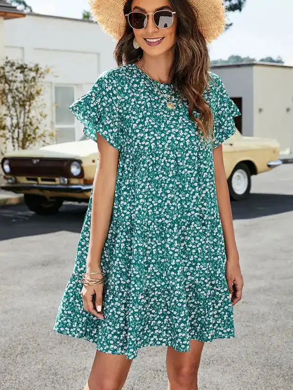 Gorgeous Women’s Dress With Gathered Sleeves