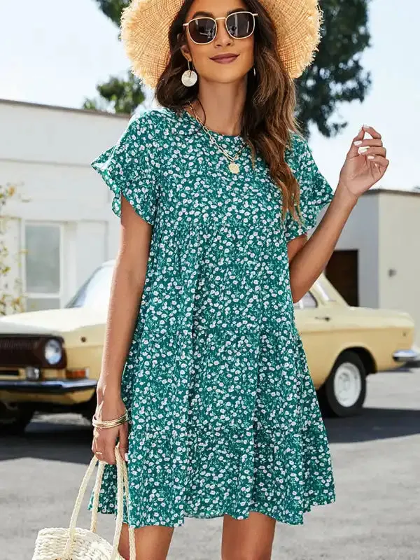 Gorgeous Women’s Dress With Gathered Sleeves
