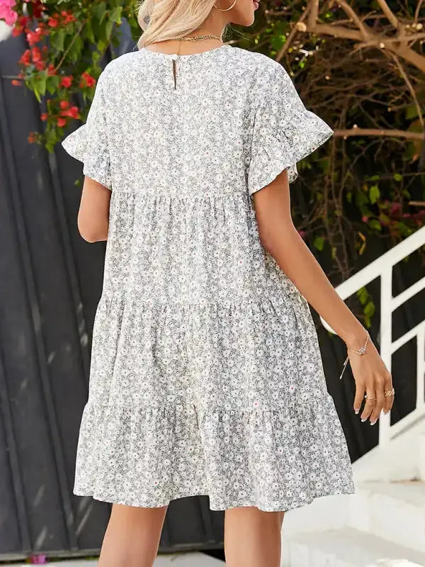 Gorgeous Women’s Dress With Gathered Sleeves