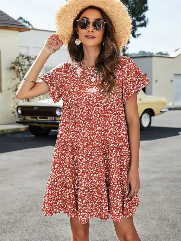 Gorgeous Women’s Dress With Gathered Sleeves