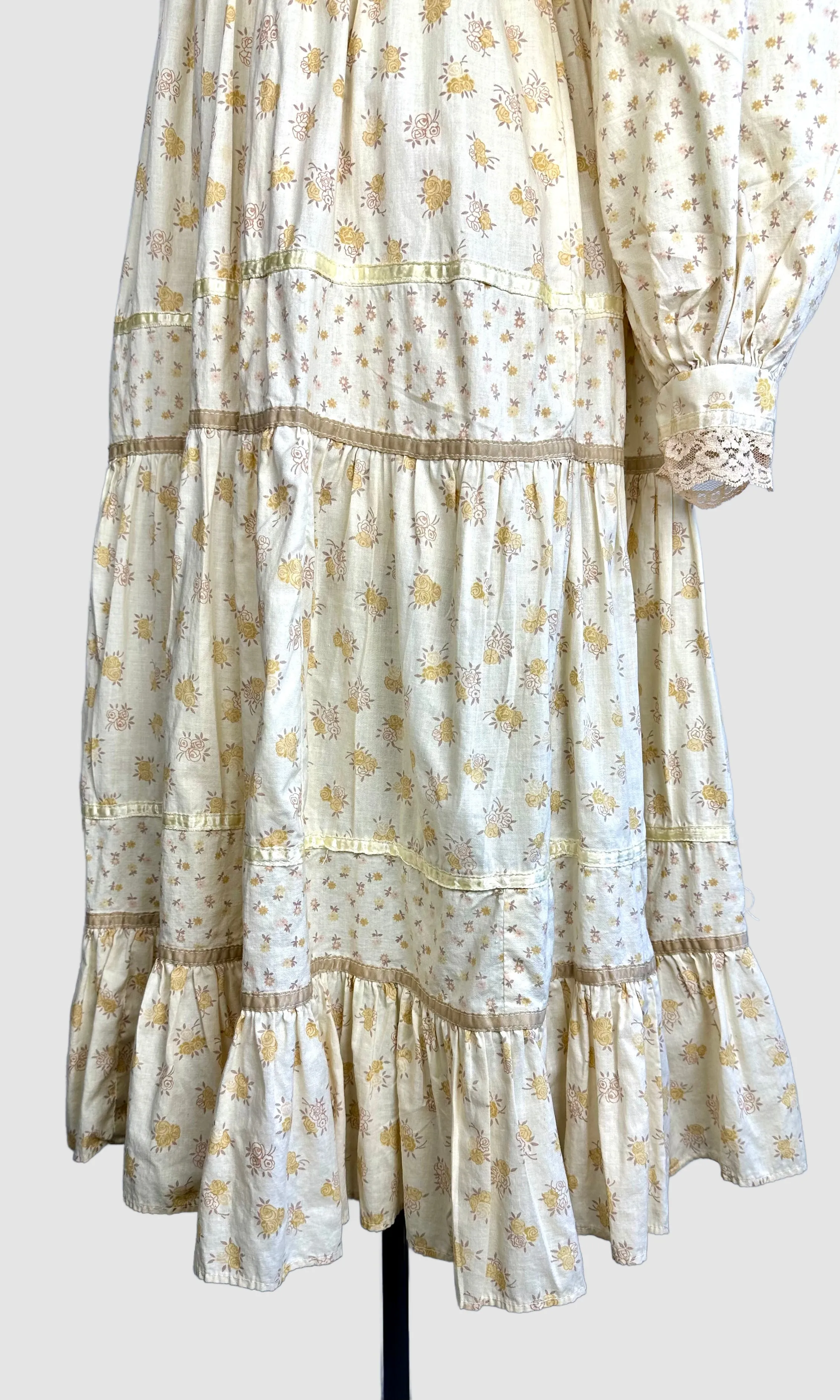 GUNNE SAX by Jessica Vintage 70s Prairie Dress • Small/Medium, Vintage size 11