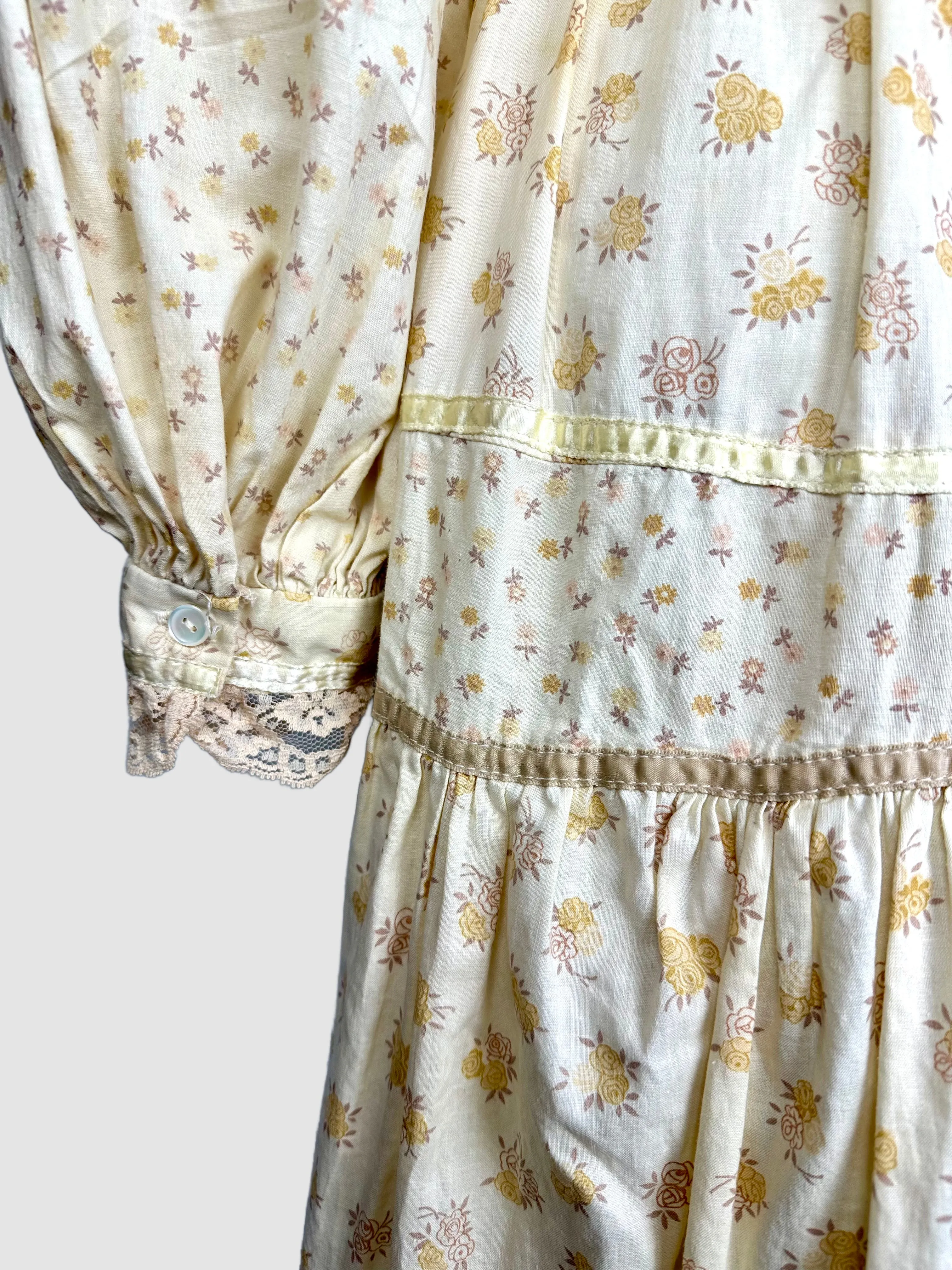 GUNNE SAX by Jessica Vintage 70s Prairie Dress • Small/Medium, Vintage size 11
