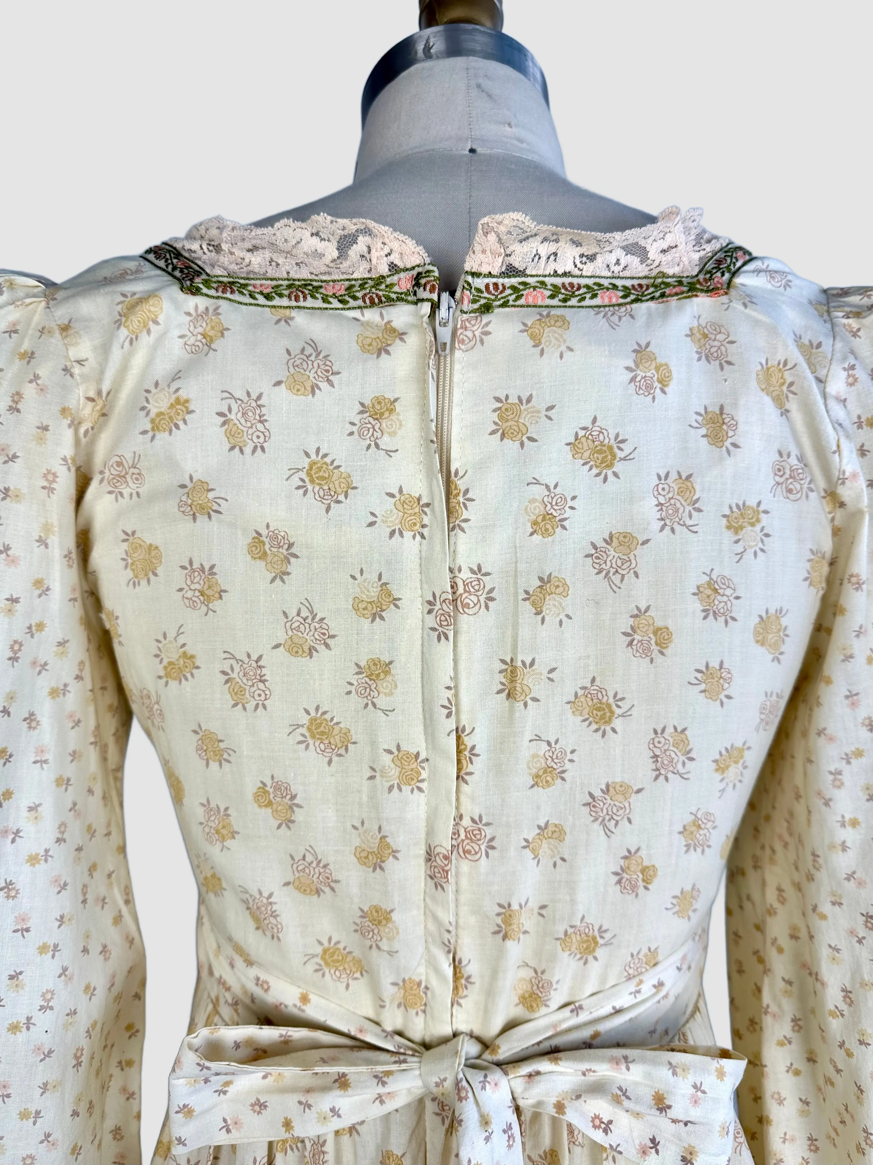GUNNE SAX by Jessica Vintage 70s Prairie Dress • Small/Medium, Vintage size 11