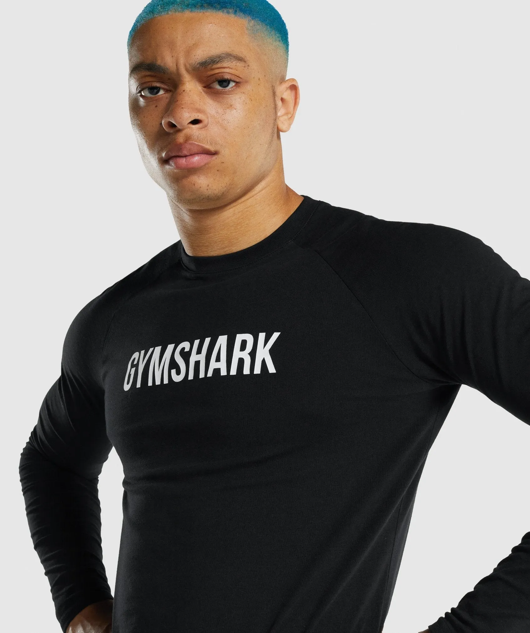Gymshark Apollo Long Sleeve T-Shirt - Black