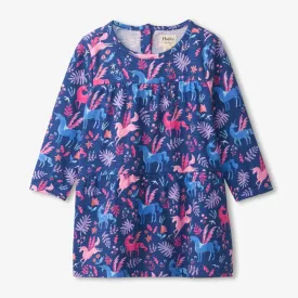 Hatley Gathered Tier Dress - Woodland Pegasus