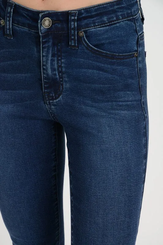 High Rise Dark Skinny Jeans