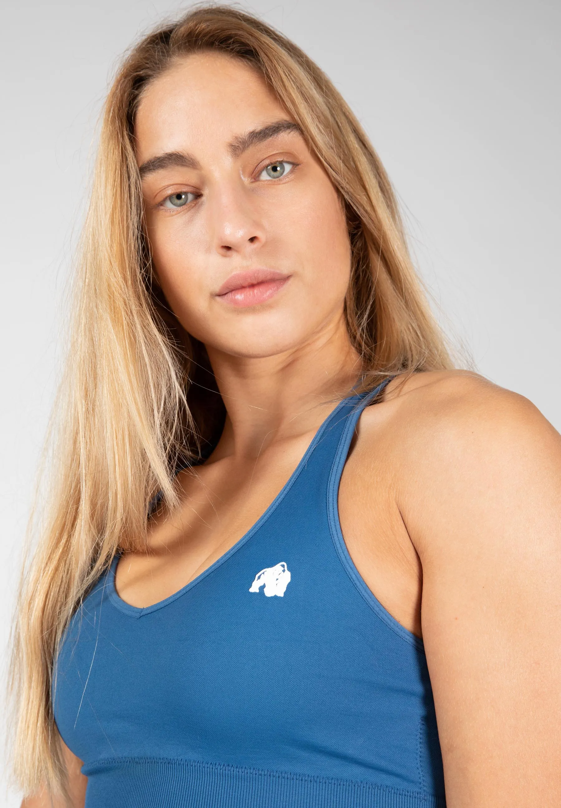 Hilton Seamless Bra - Blue
