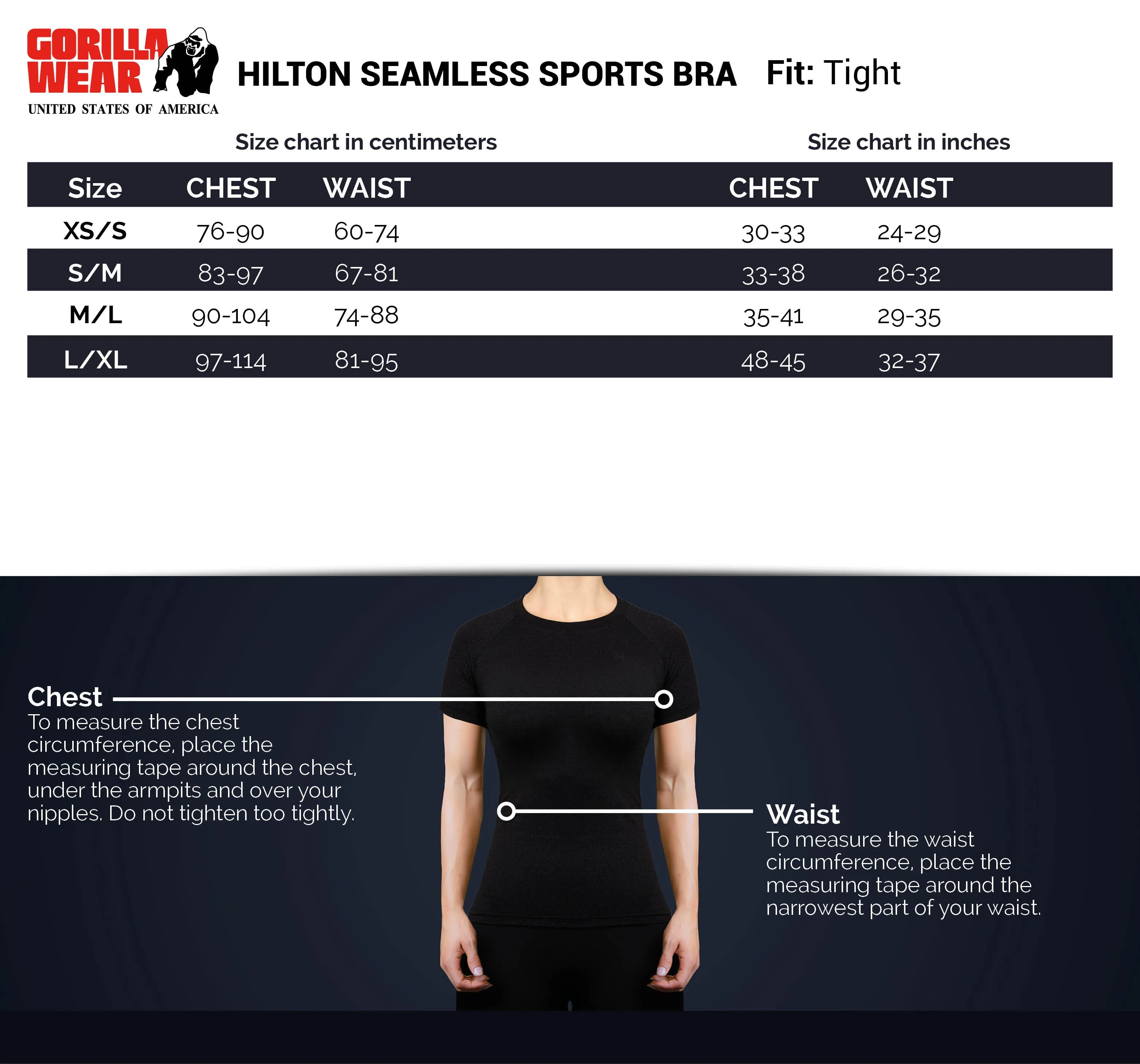 Hilton Seamless Bra - Blue