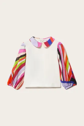 Iride-Print Cotton Top