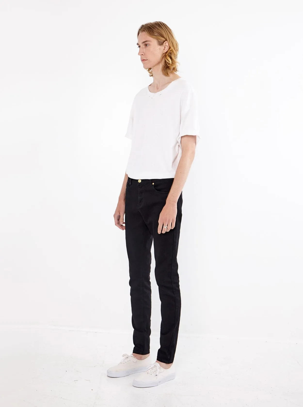 Jet Black Denim Jeans