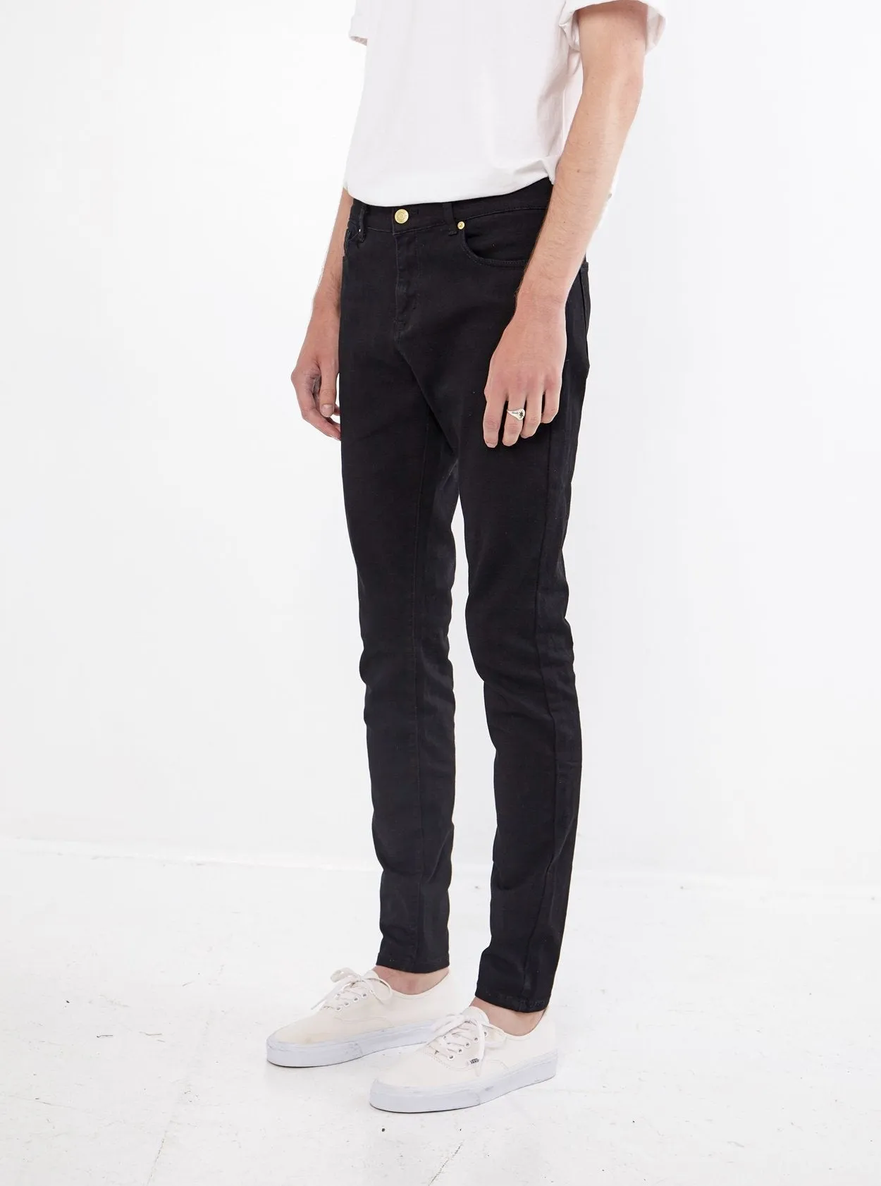 Jet Black Denim Jeans