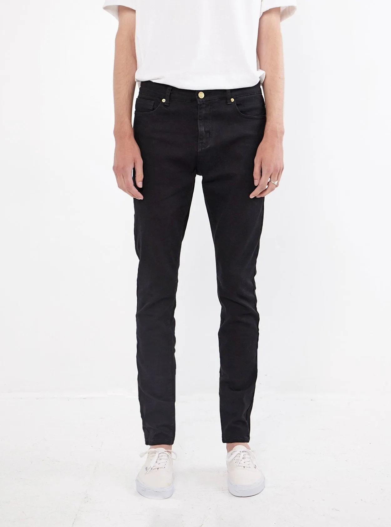 Jet Black Denim Jeans