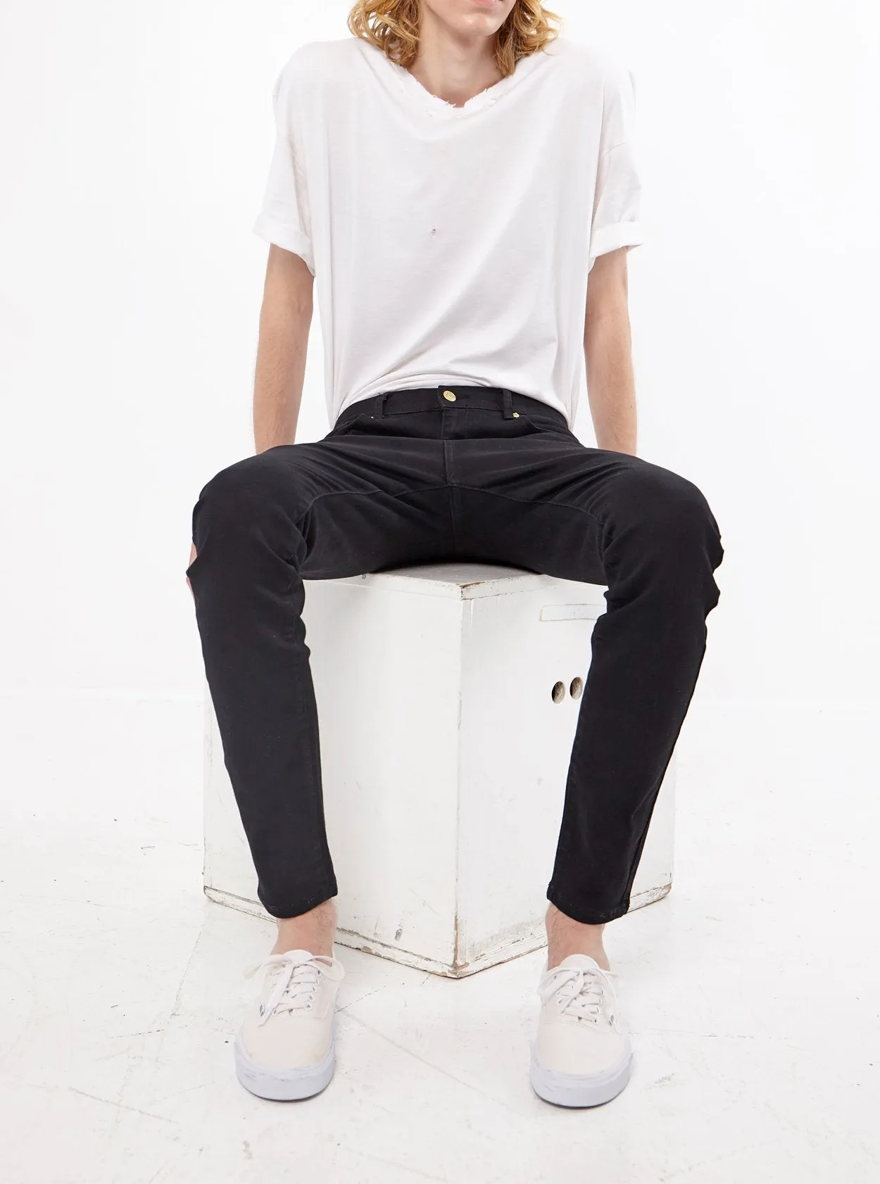 Jet Black Denim Jeans