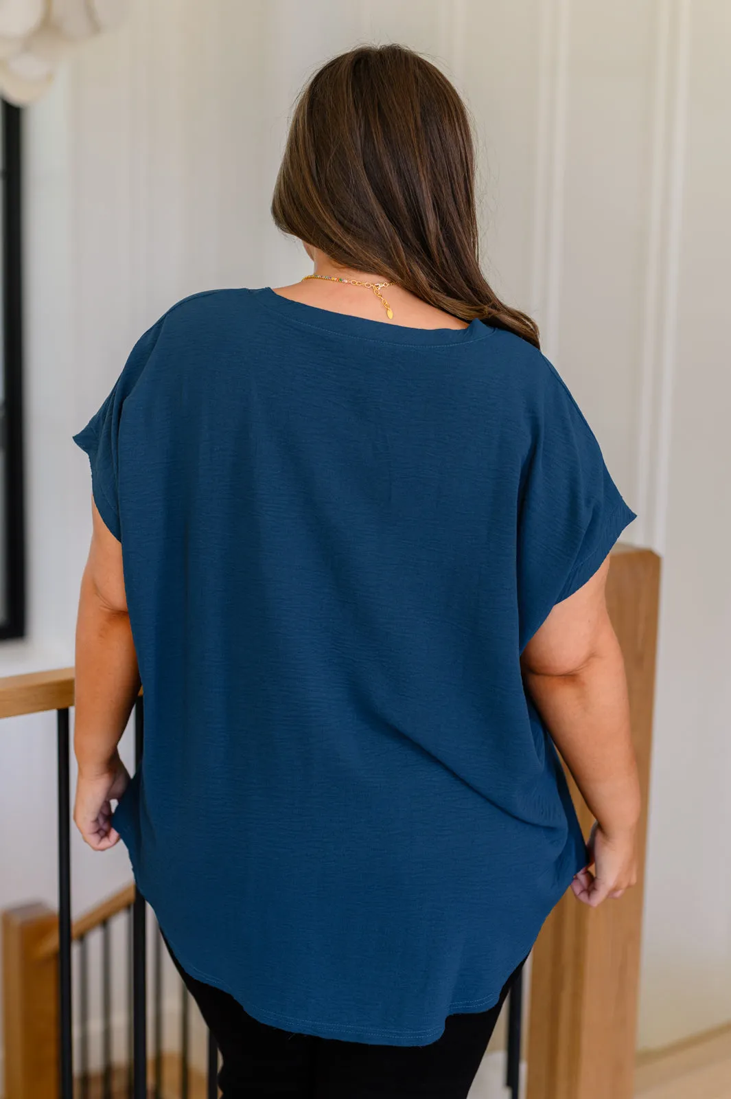 Jodifl Very Much Needed V-Neck Top in Teal