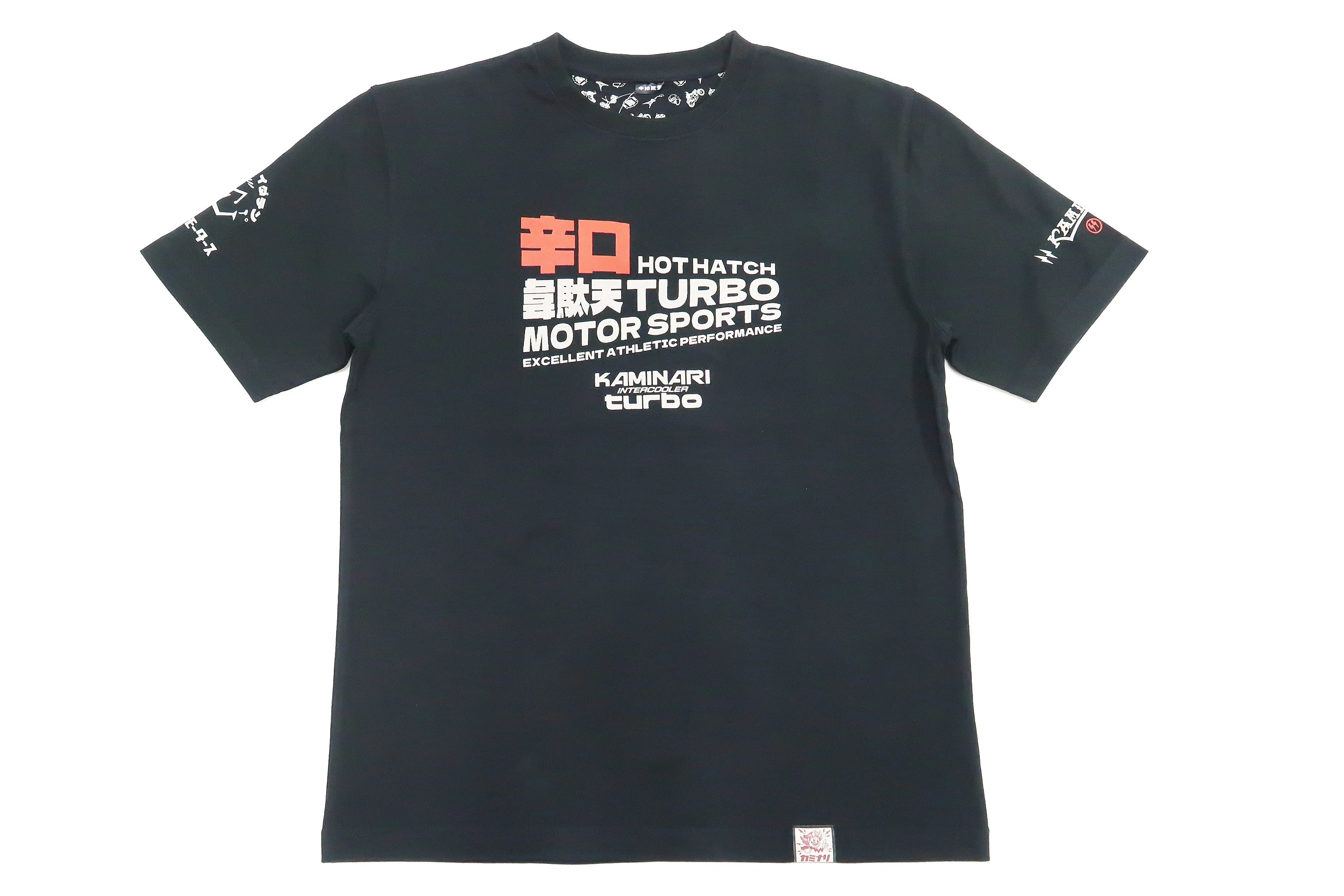 Kaminari T-Shirt Men's Classic Japanese Car Graphic Short Sleeve Tee KMT-231 black