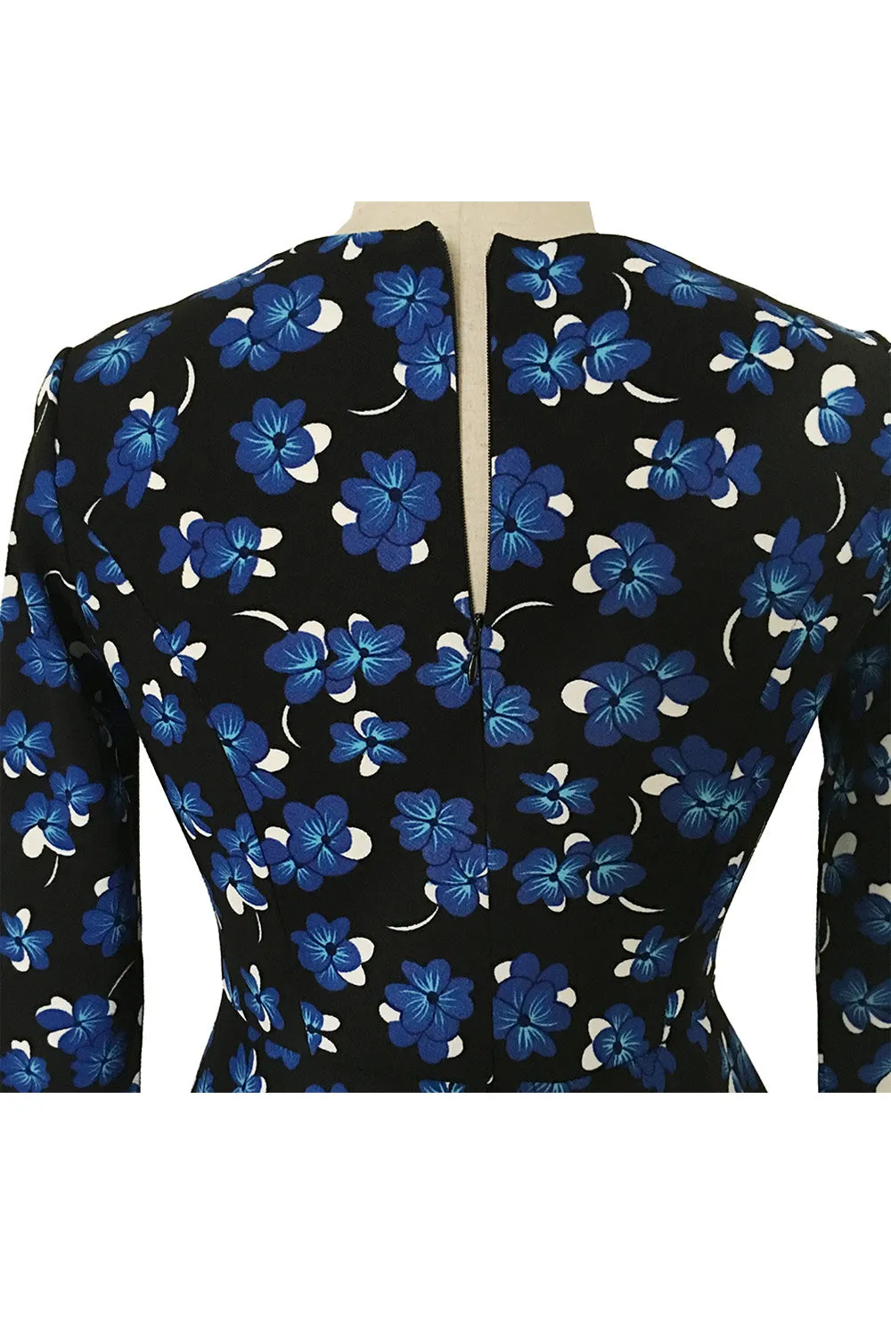 Ketty More Women Pencil Skirt Style Flower Printed Dress-KMWD374