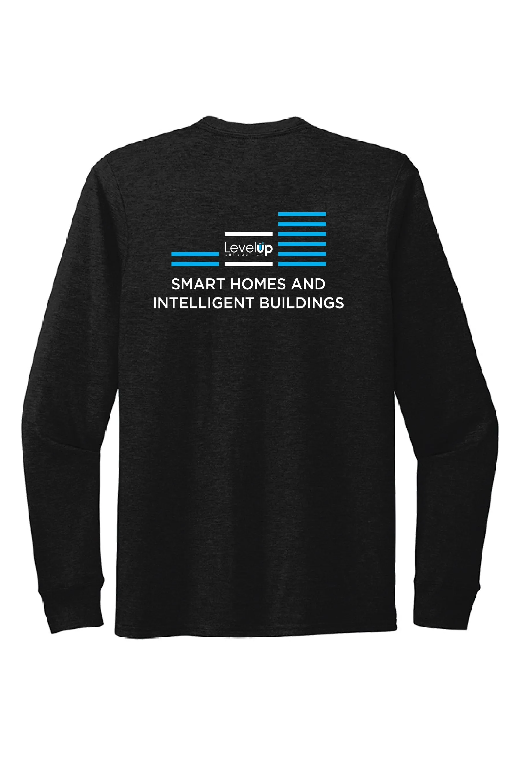 Level Up Long Sleeved Shirt  - Unisex in Space Black