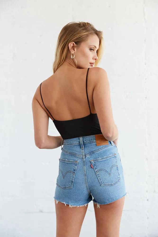 Levi's Ribcage Denim Shorts Tango Beach