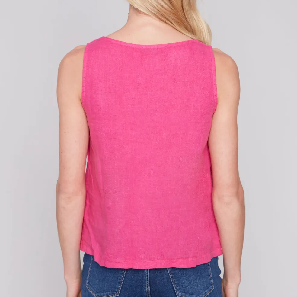 Linen Tank - Punch (Only XL Left)