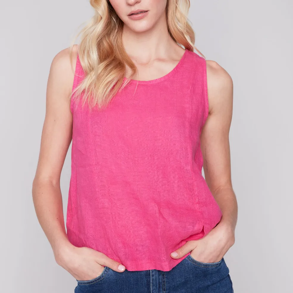 Linen Tank - Punch (Only XL Left)