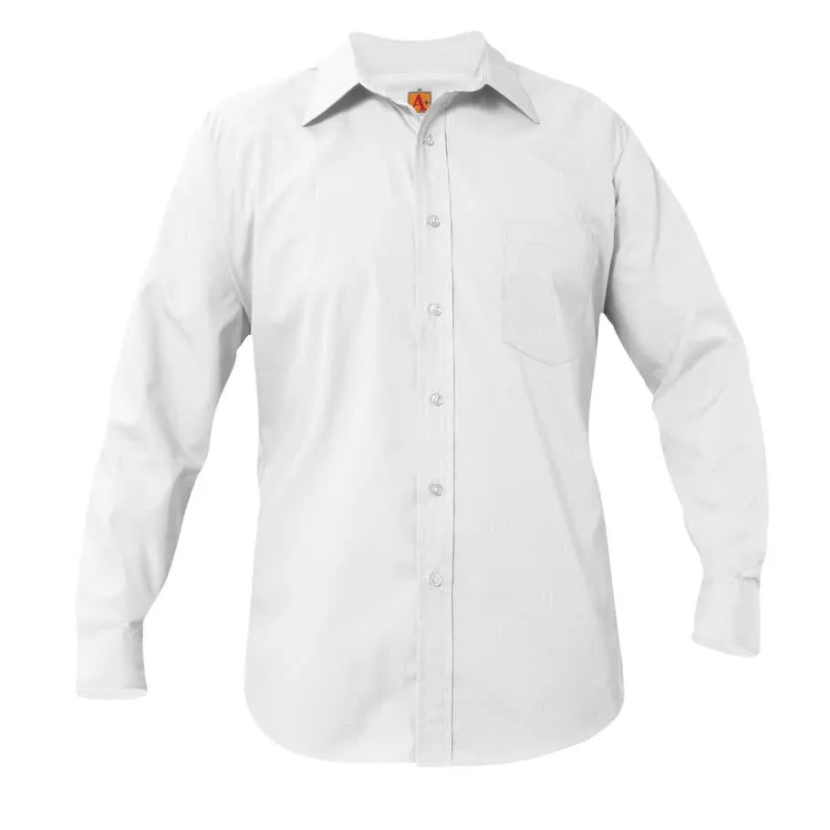 Long Sleeve Dress Shirt - Amani - White
