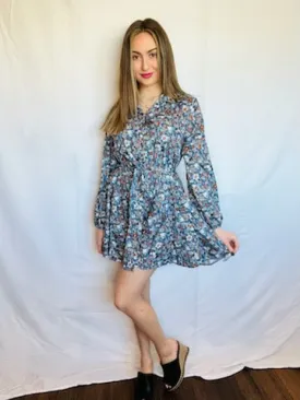 Long sleeve Floral Dress