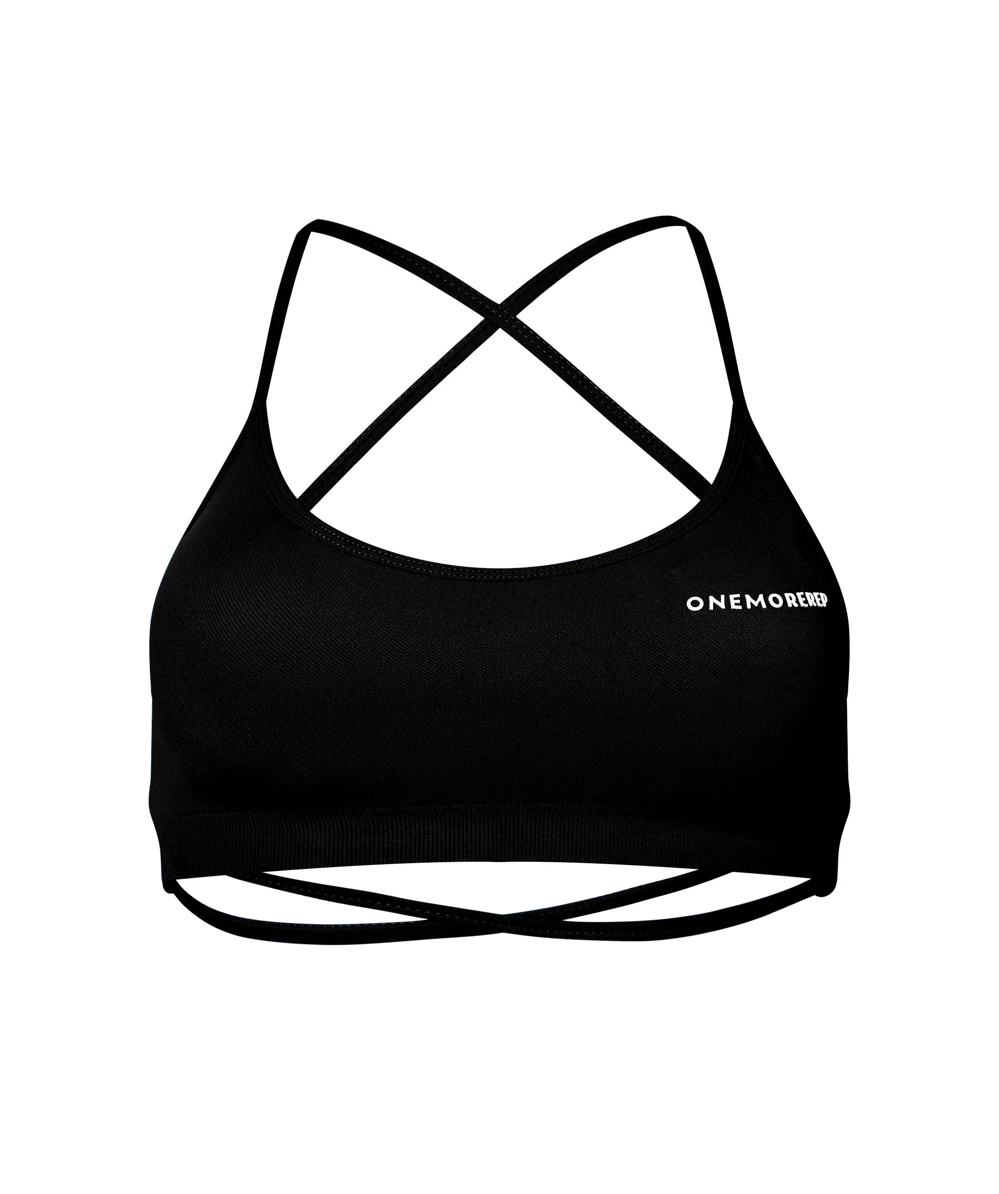 Luscious Seamless Strappy Bralette Black