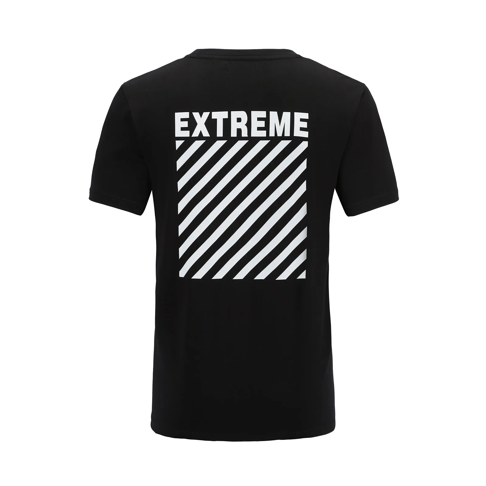 men's Printed T-shirt black blue white