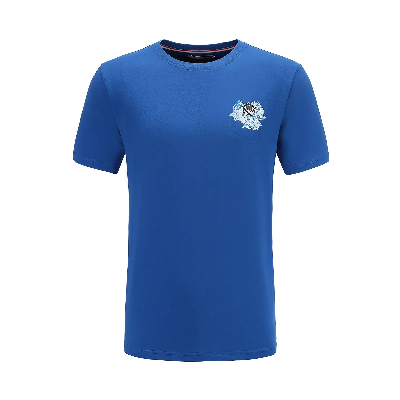men's Printed T-shirt black blue white