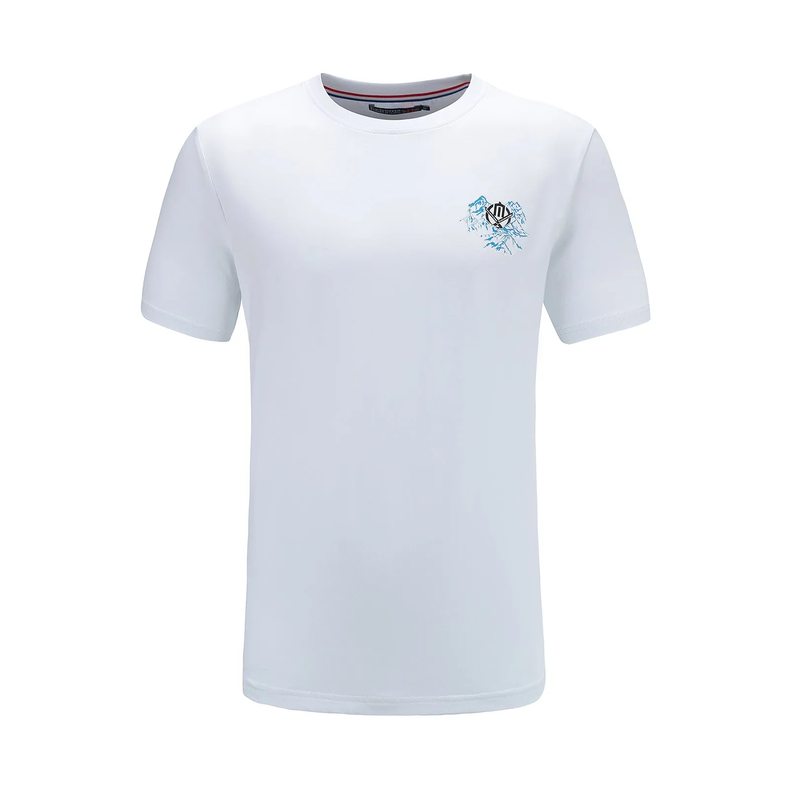 men's Printed T-shirt black blue white