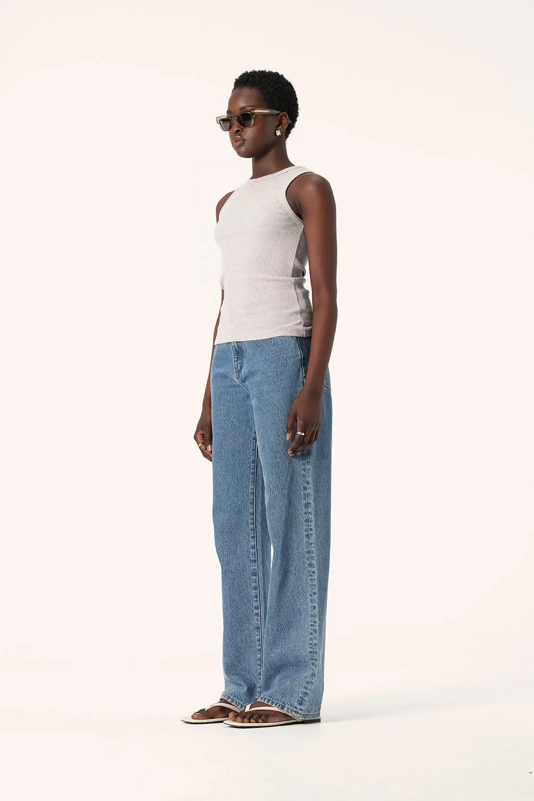 Nola Tank Grey Marle
