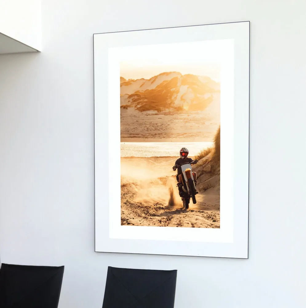 Off Road Motorcycle Poster INSTANT DOWNLOAD Art Print, Mountain Bike Art, Dirt Bike Gift, Sports Wall Art, Bike Poster, Sunset