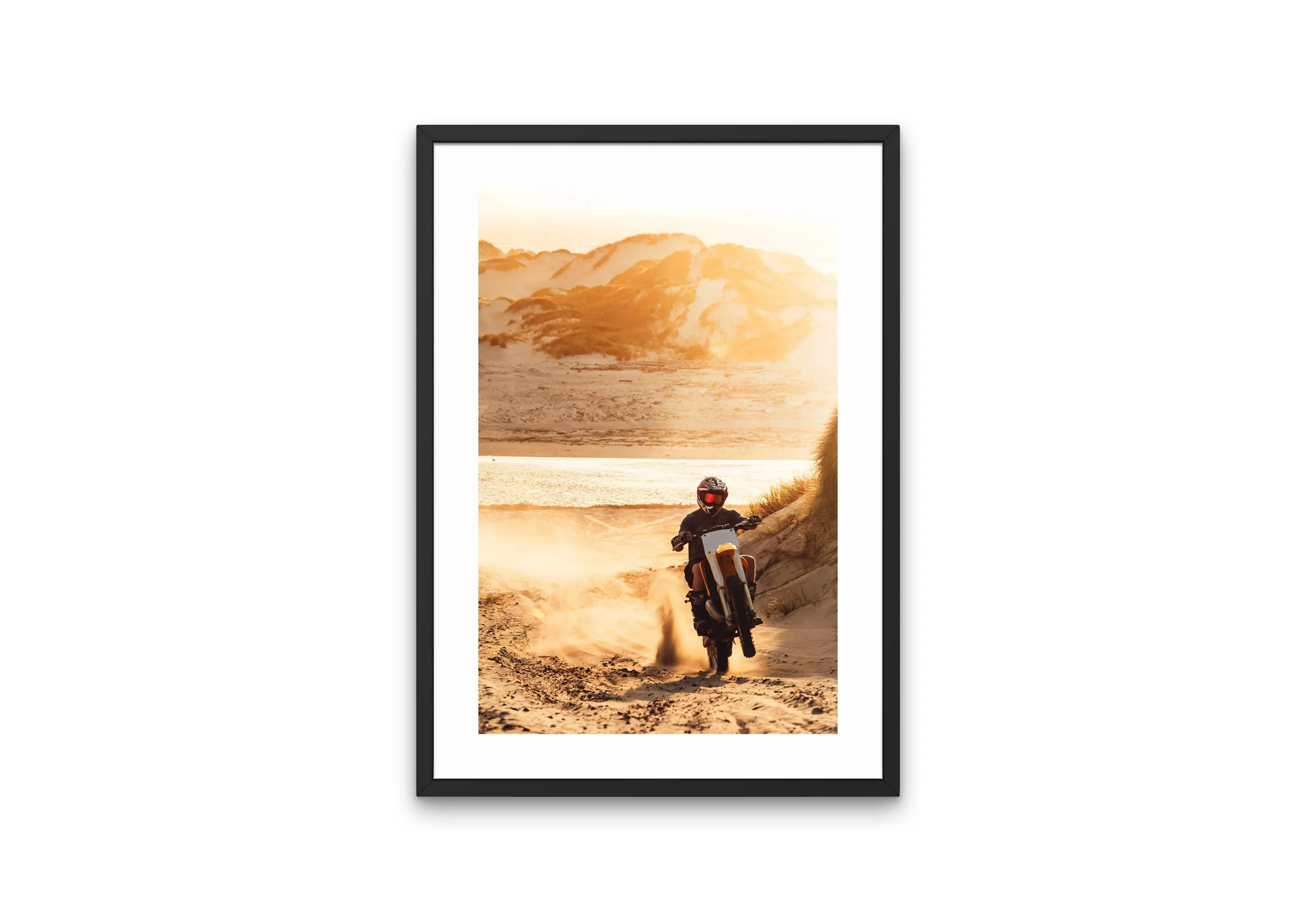 Off Road Motorcycle Poster INSTANT DOWNLOAD Art Print, Mountain Bike Art, Dirt Bike Gift, Sports Wall Art, Bike Poster, Sunset