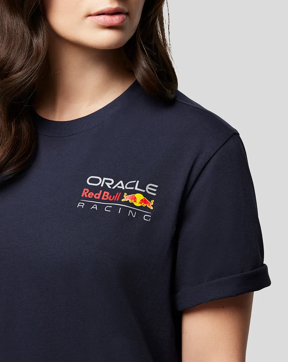 Unisex Oracle Red Bull Racing Core T-Shirt with Full Color Logo in Night Sky