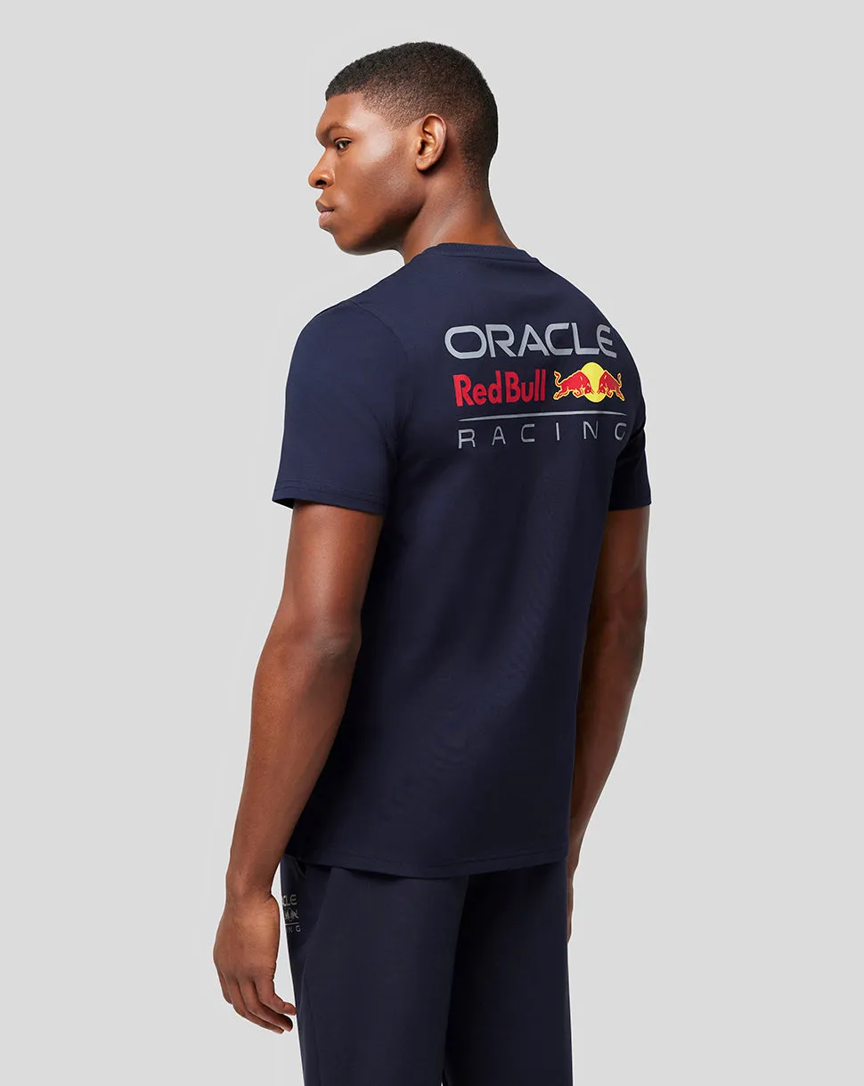 Unisex Oracle Red Bull Racing Core T-Shirt with Full Color Logo in Night Sky