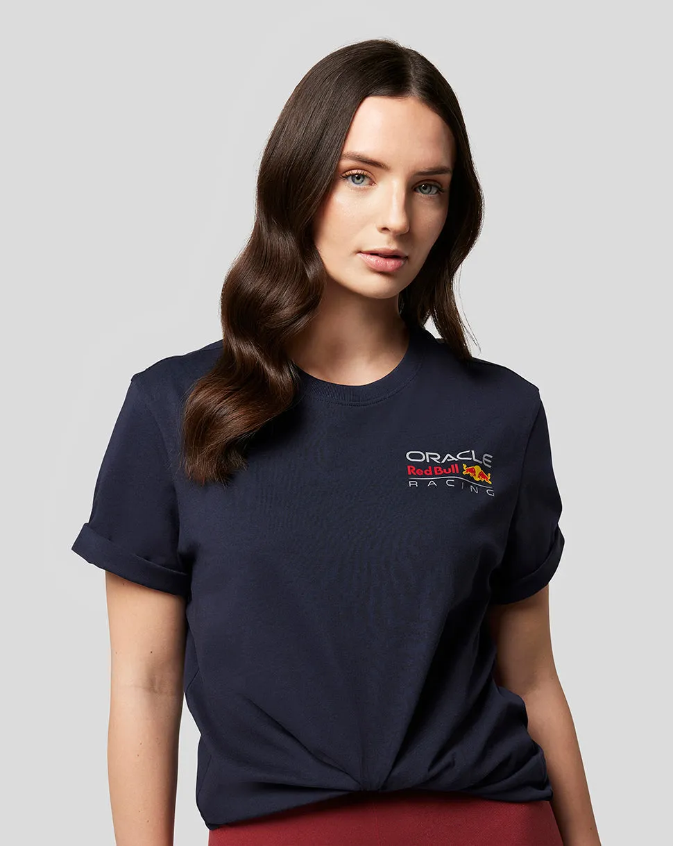 Unisex Oracle Red Bull Racing Core T-Shirt with Full Color Logo in Night Sky