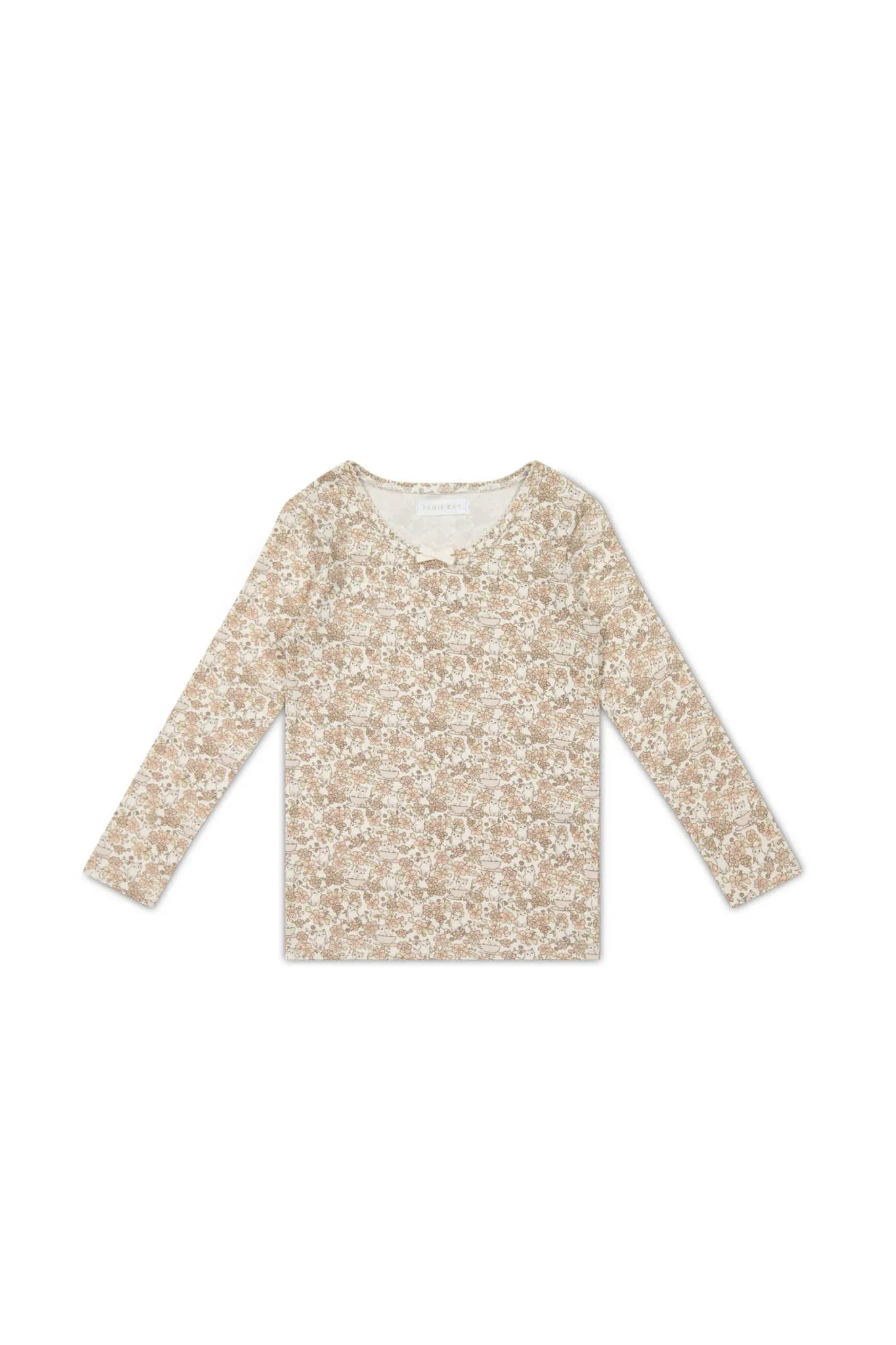 Organic Cotton Long Sleeve Top - Kitty Chloe