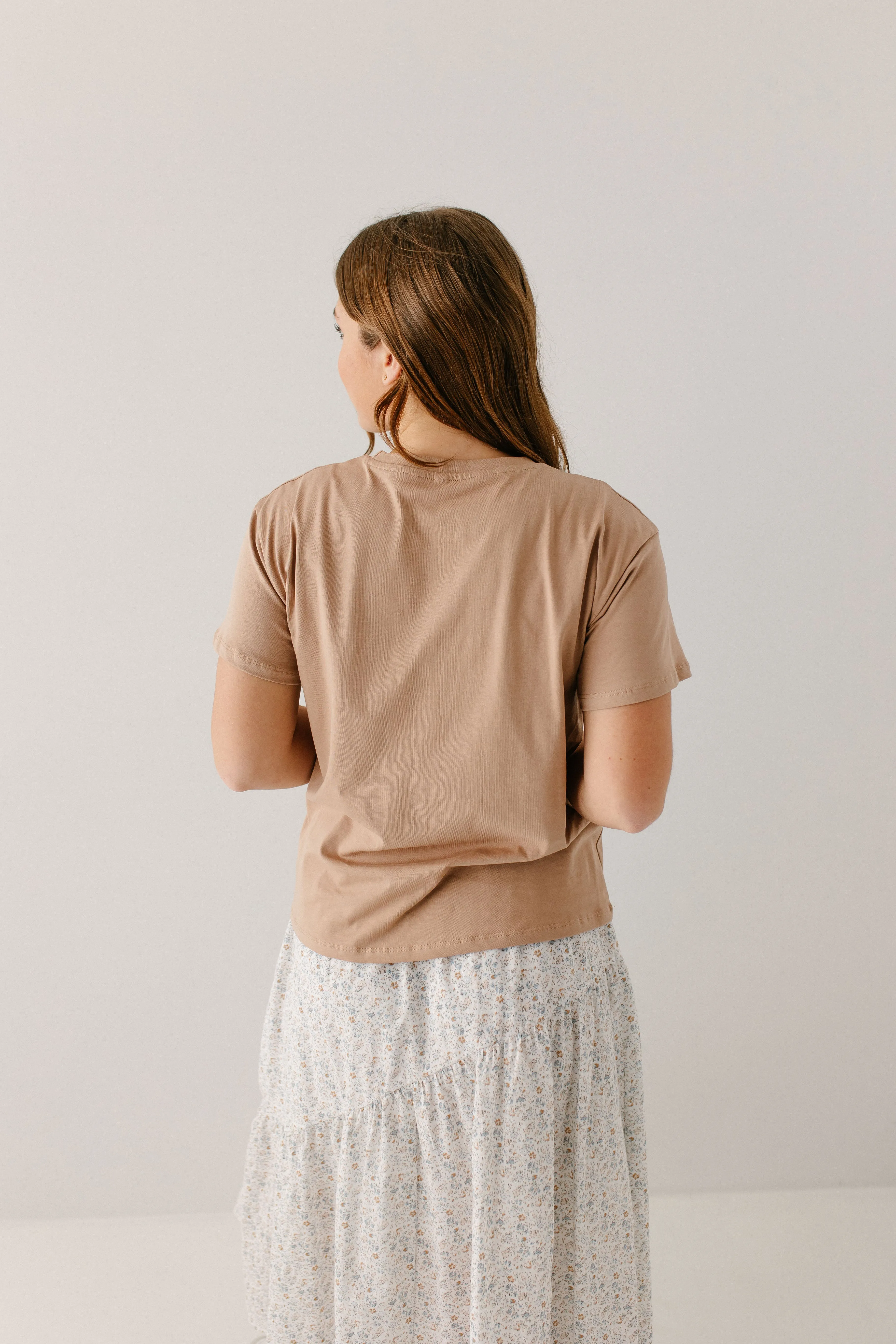 'Patricia' Cotton Crochet Pocket Top FINAL SALE