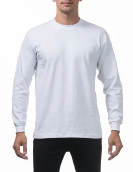 Pro Club Heavyweight L/S White T-Shirt