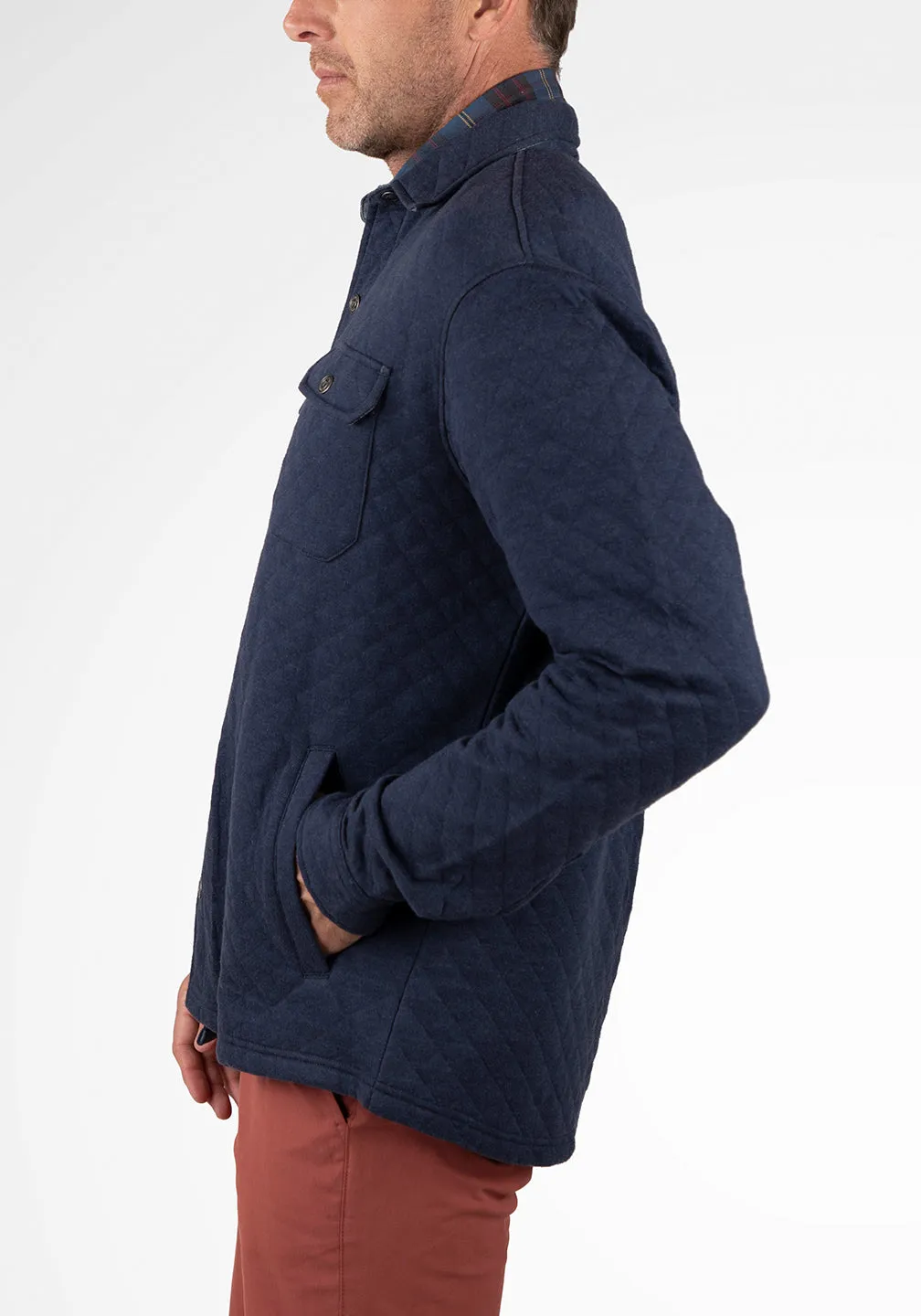 Puretec Cool® Quilted Knit Shirt Jacket