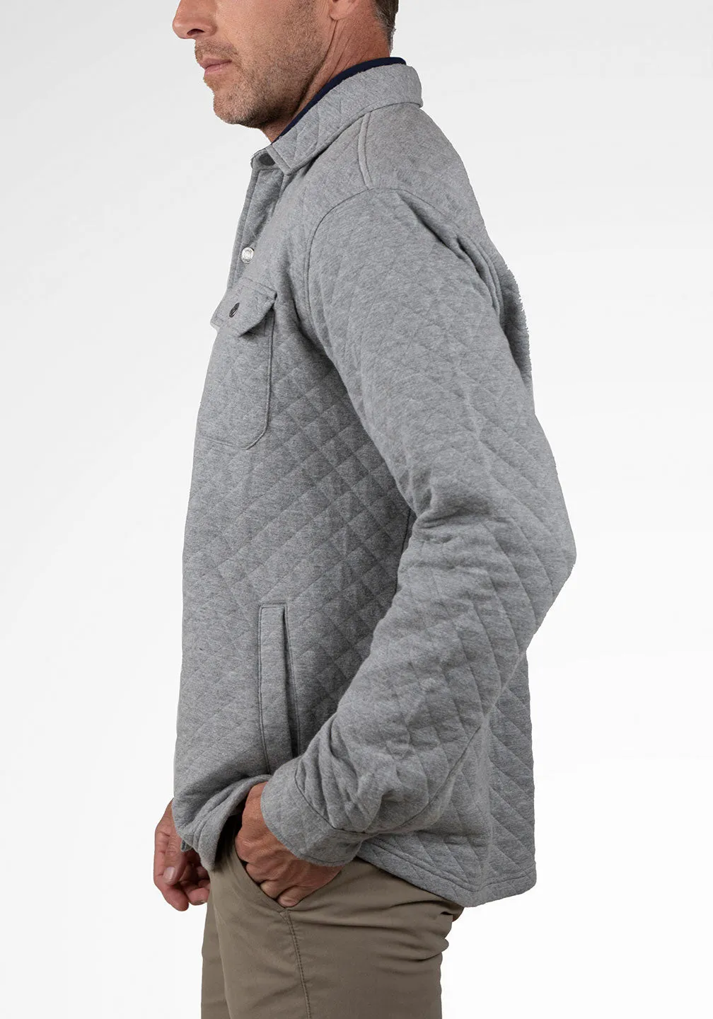 Puretec Cool® Quilted Knit Shirt Jacket