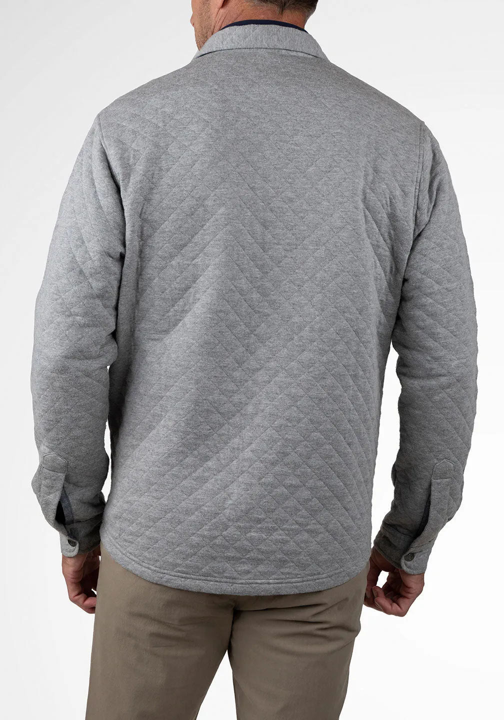 Puretec Cool® Quilted Knit Shirt Jacket